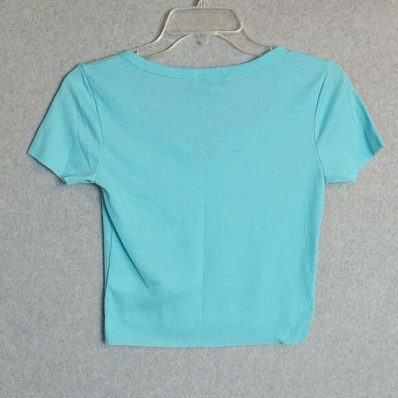 Love J Pink & Teal Crop Tops Size M - Picture 4 of 6